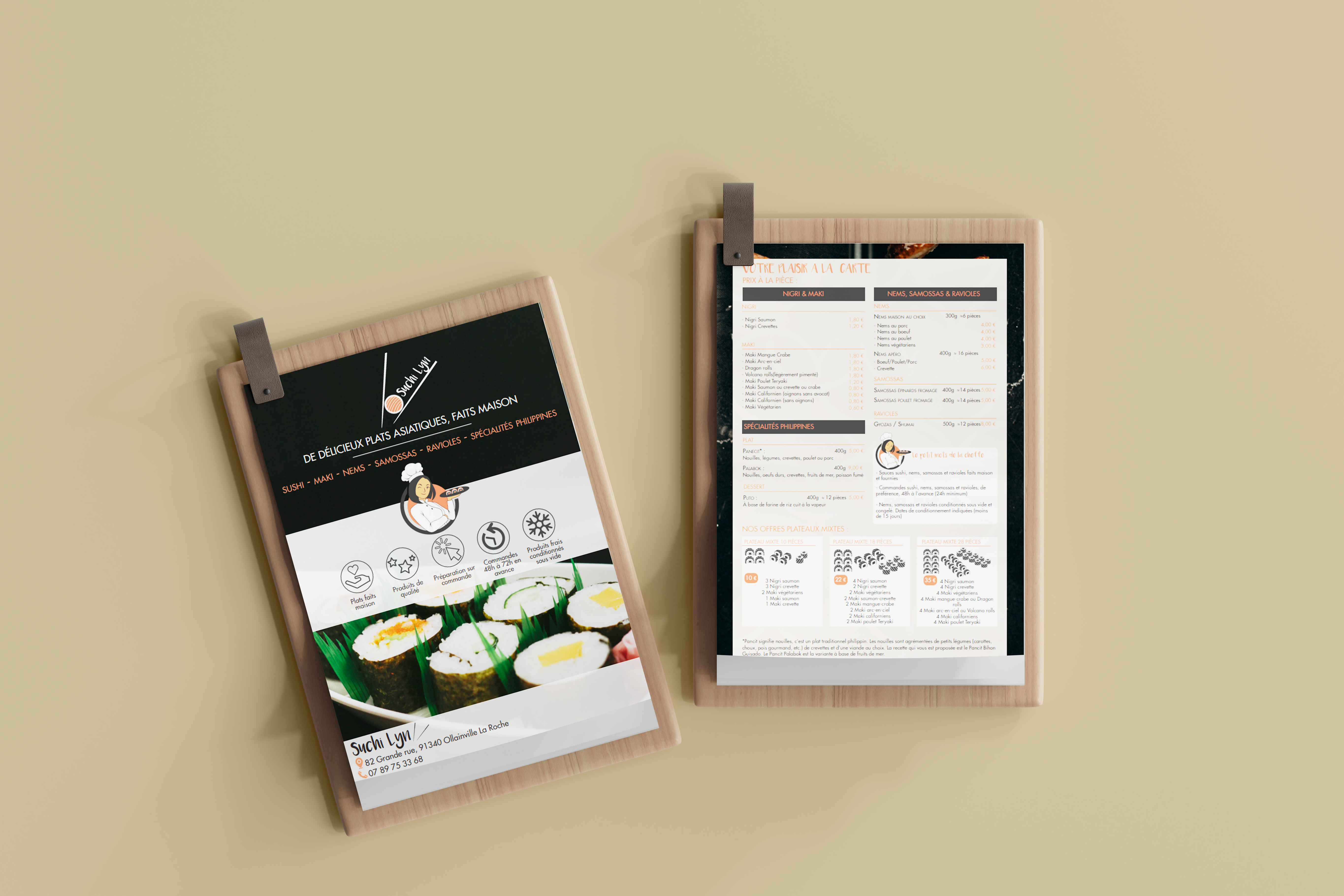 mockup flyers suchi lyn